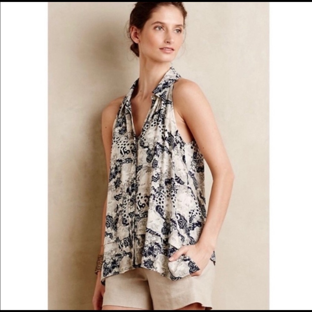 NWT Maeve Anthropologie Tensi Swing Tank Sz 12